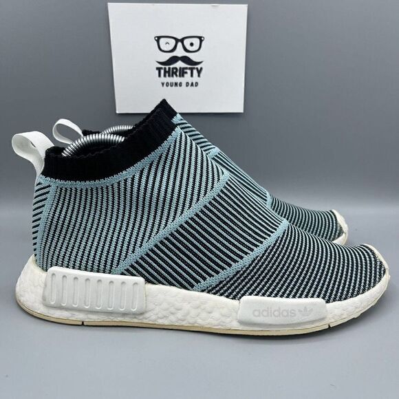 adidas NMD CS1 Primeknit x Parley Mens Size 8 Shoes Athletic Blue Spirit 2018 - Picture 4 of 9